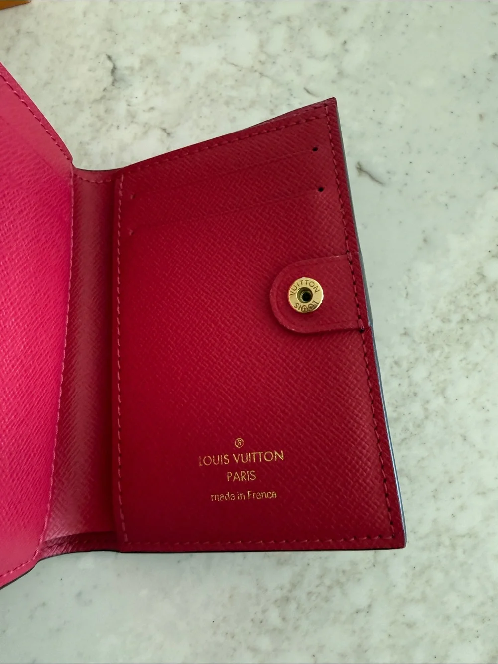 Louis Vuitton Monogram Lisa Wallet in Monogram with Pink Interior